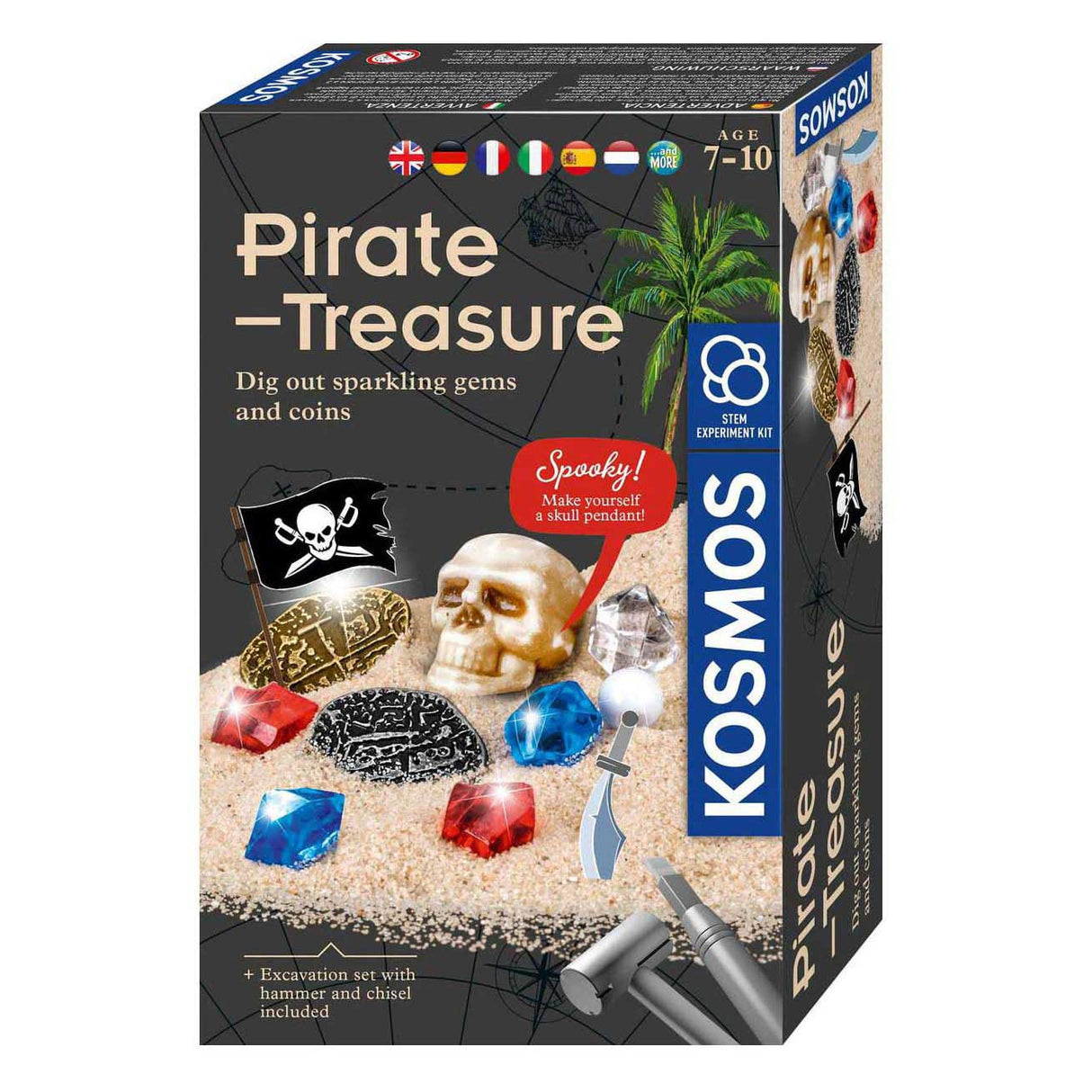 Selecta cosmos dig out pirate treasure play set