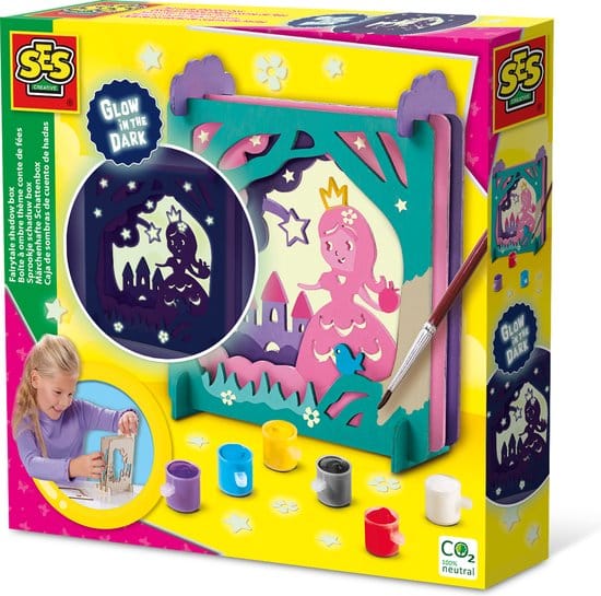 SES Fairytale Shadow Box Make Glow In The Dark