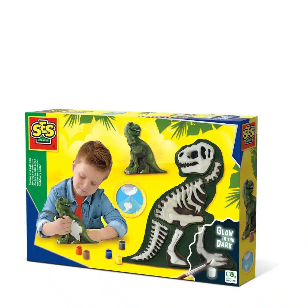 SES Gieten and Painting - T -Rex with skeleton