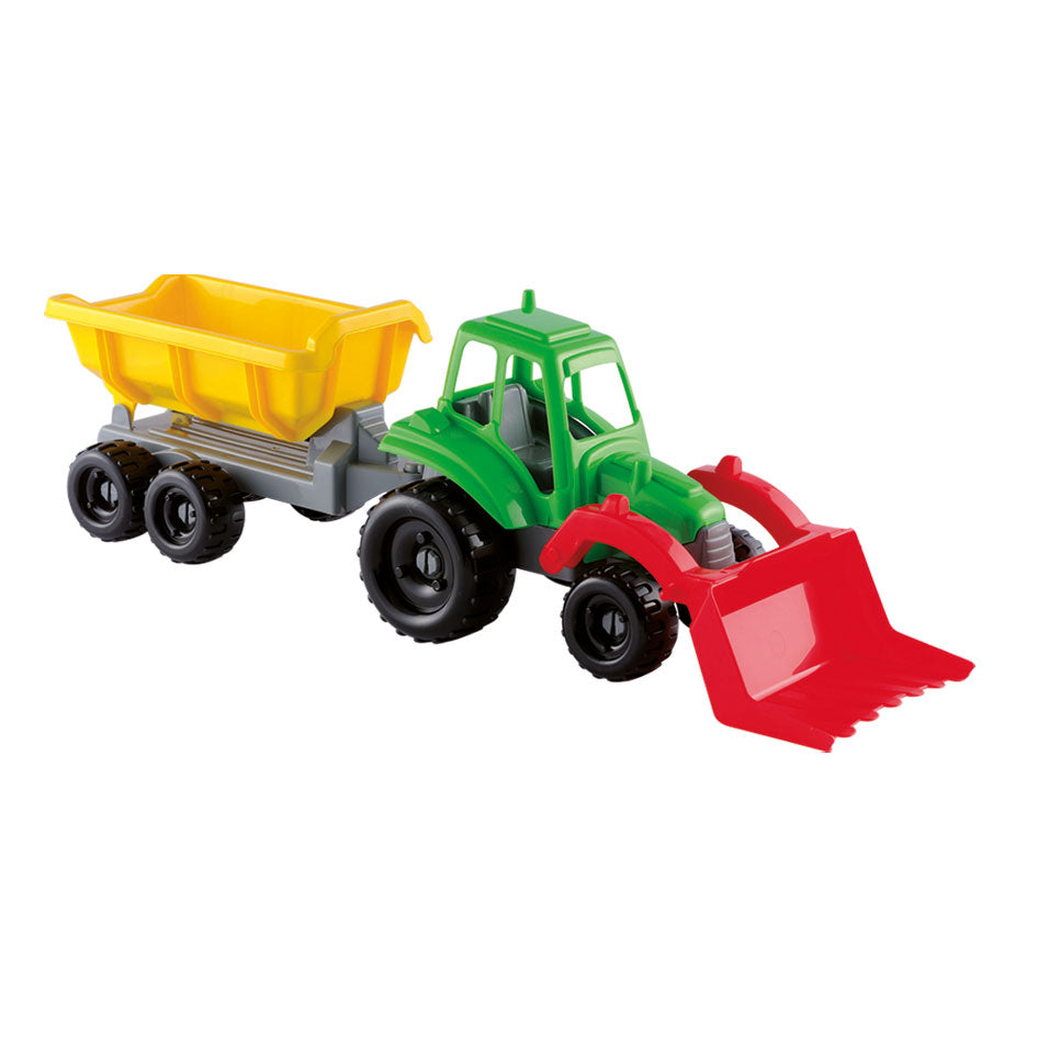 Tractor más ecológico con trailer