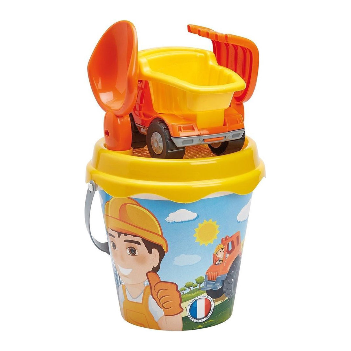 Ecoiffier beach set with tilt truck