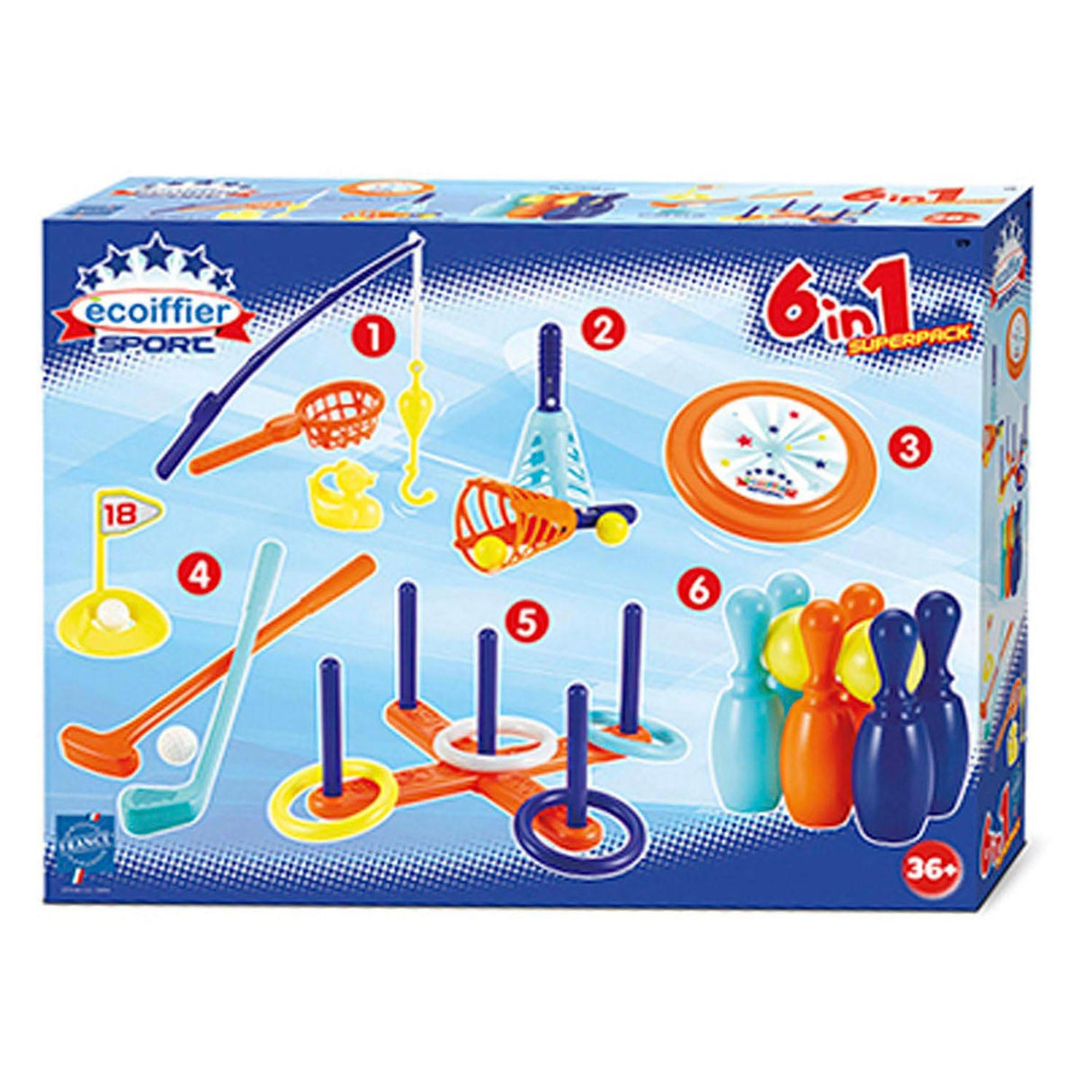 Den Ecodisier Sportset, 6in1