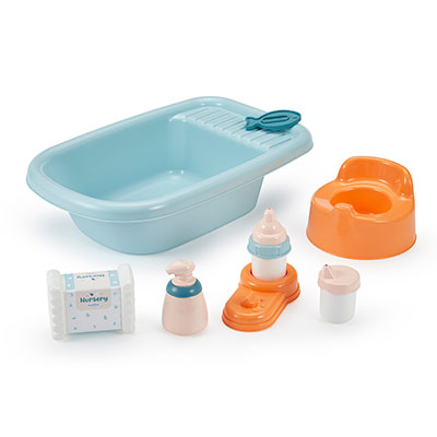 Banho de boneca Ecoiffier com acessórios