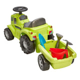 Tractor más ecológico con trailer