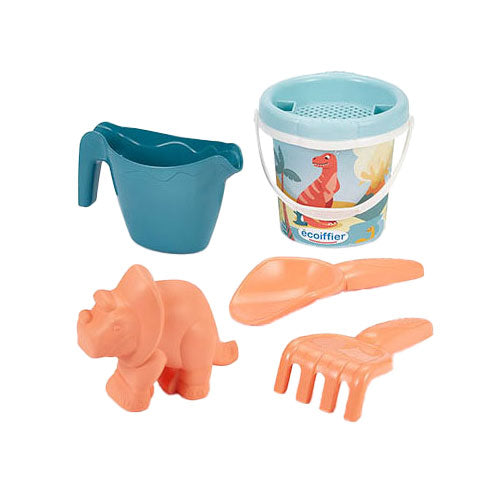 Ecoiffier Boldenkar con set de cubos Dino, 7dlg.
