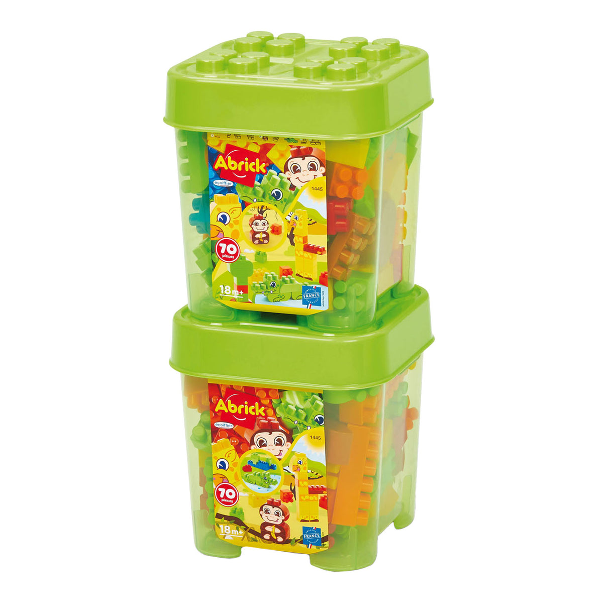 Abrick Building blocks Jungle in storage box, 70dlg.