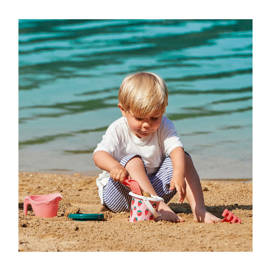 Ecoiffier Strandset Strawberry, 4dlg.