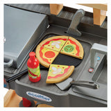 Cocina de verano más ecológica con barbacoa y horno de pizza, 27dlg.