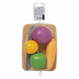 Tagliere Ecoiffier 100% chef con verdure e coltello da taglio, 10 pz.