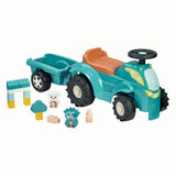 Ecoiffier steierbaren Trakter mat Trailer - 15 Stéck.