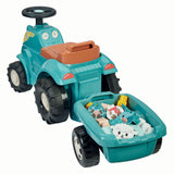 Ecoiffier steierbaren Trakter mat Trailer - 15 Stéck.