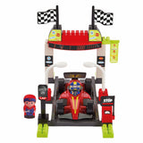 Ecoiffier abrick playset pit stop formula 1