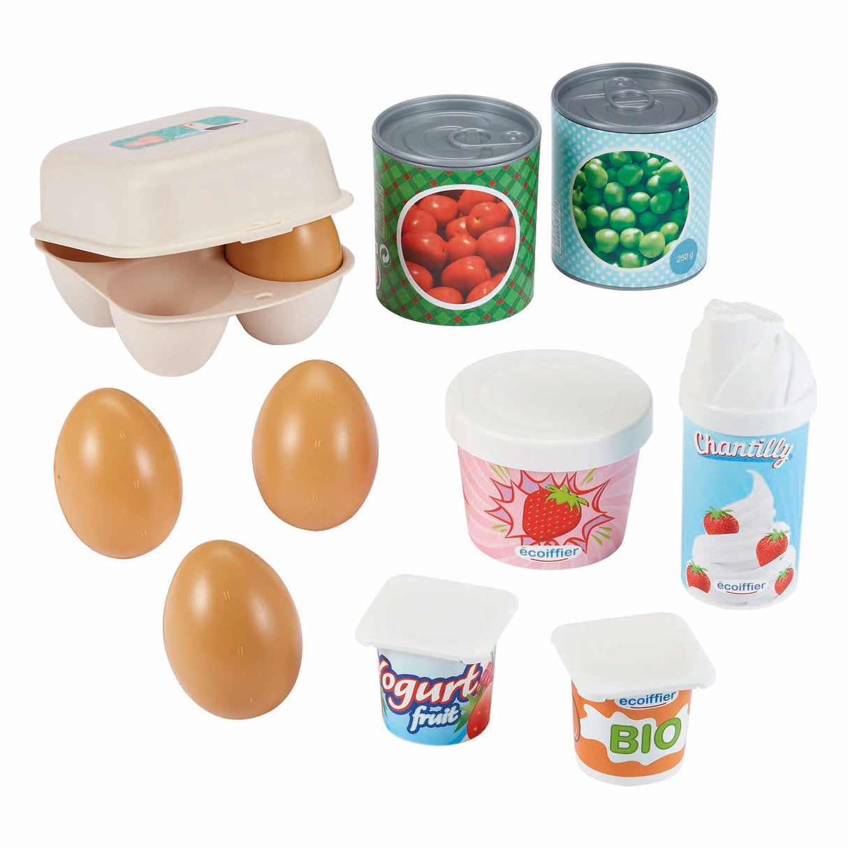 Cestino spesa pieno Ecoiffier - 12 pz.