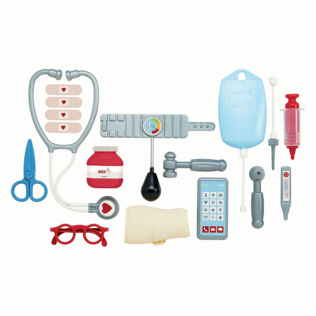 Ecoiffier Luxus Dokterkoffer - 17 Stéck.