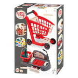 Ecoiffier 100% Chef Shopping Trolley and Cash Register - 26 pcs.