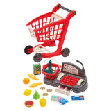 Ecoiffier 100% Chef Shopping Trolley and Cash Register - 26 pcs.