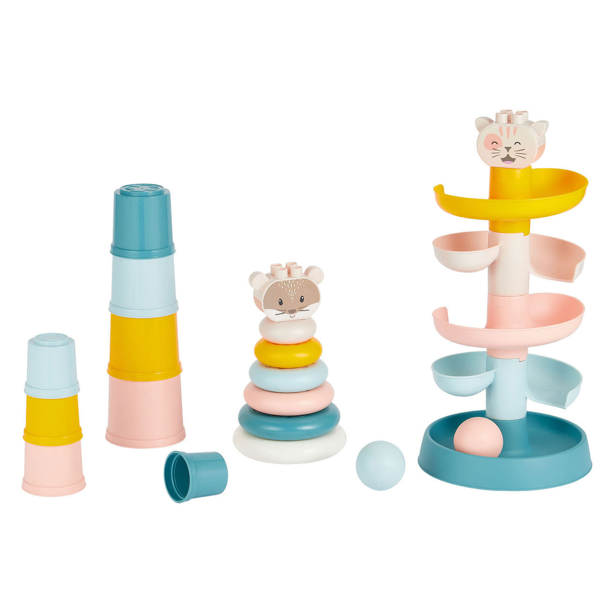 Ecoiffier bb abrick 3-in-1 Baby Toy in Storage Box - 23 pcs.