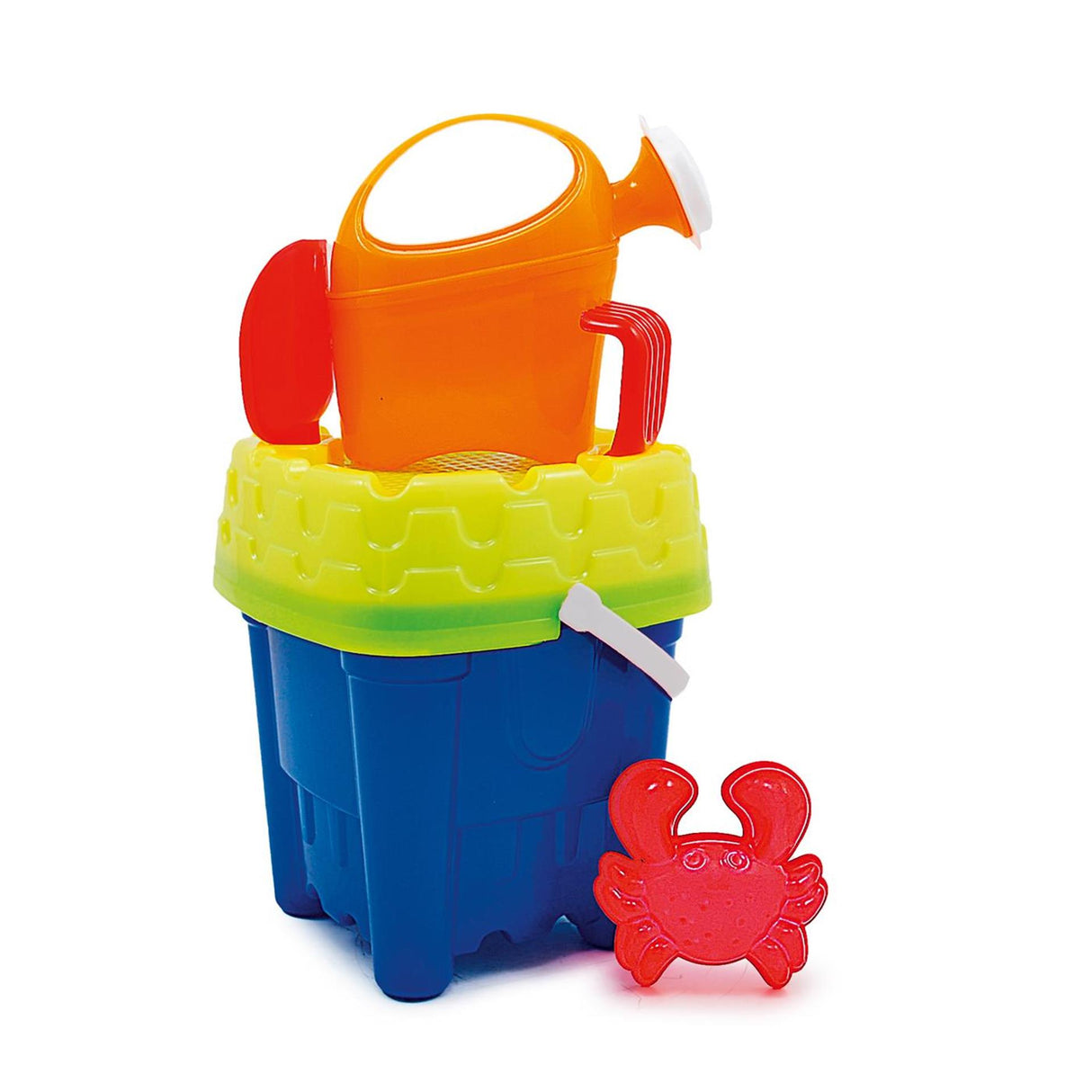Adriatic bucket and castle set with watering can
