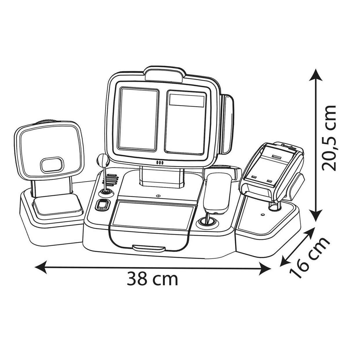 Smoby kassa con accessori, 30dlg.