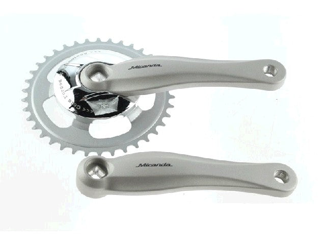 Miranda crankset 38t 3/32 silver