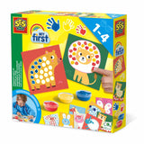 SES mein erstes - Fingerabdruckfarbe Kunstwerk