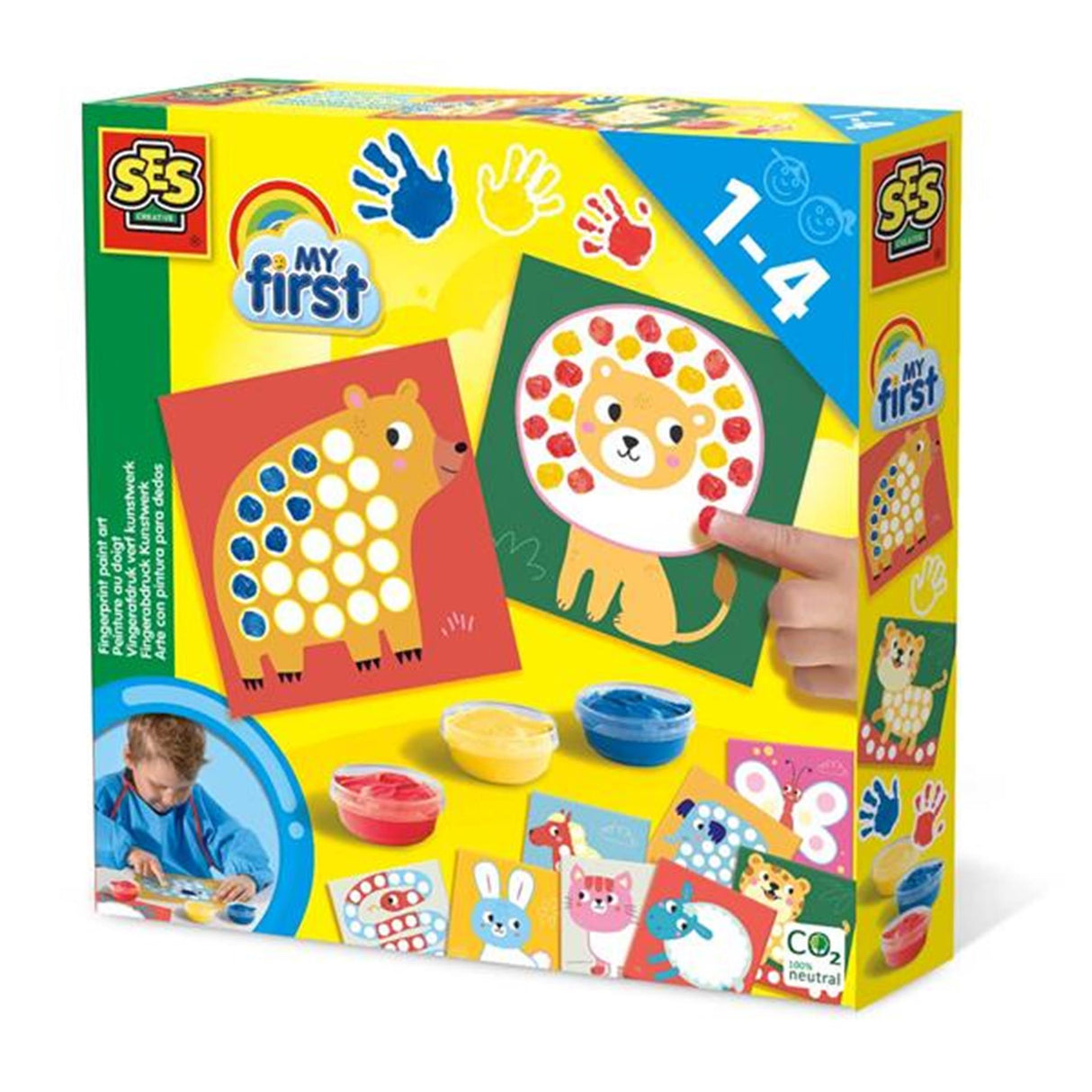 Ses My First - Empreinte de peinture d'empreintes digitales