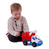 Cavallino Grip garbage truck with rubber tires, 29 cm