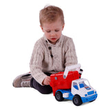 Cavallino Grip garbage truck with rubber tires, 29 cm