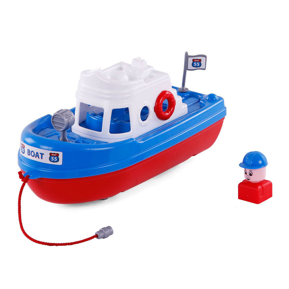 Cavallino boat with play figure