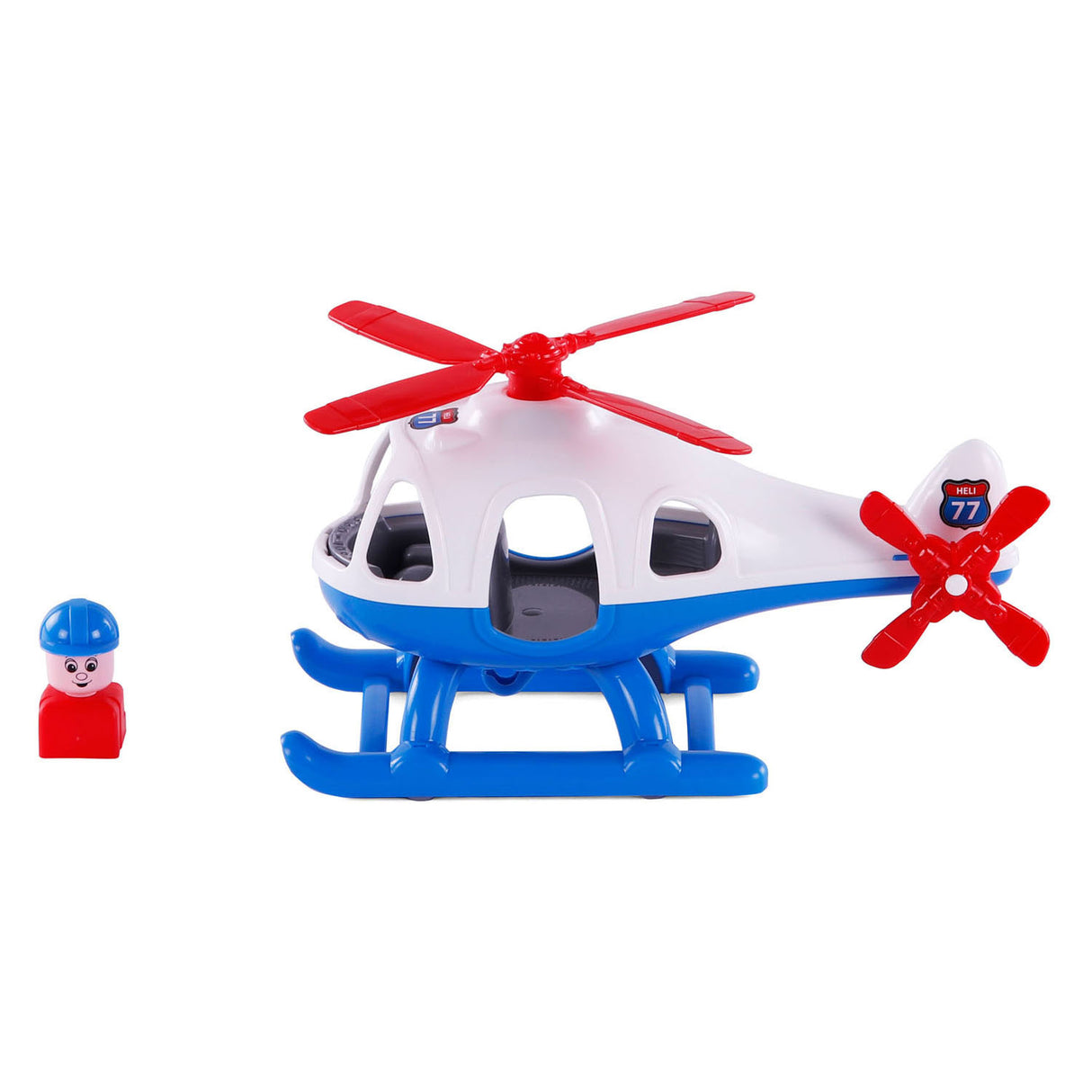 Cavallino helicopter with play figure