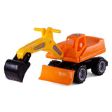 Cavallino megakaivinkone kävelyauto oranssi, 79cm