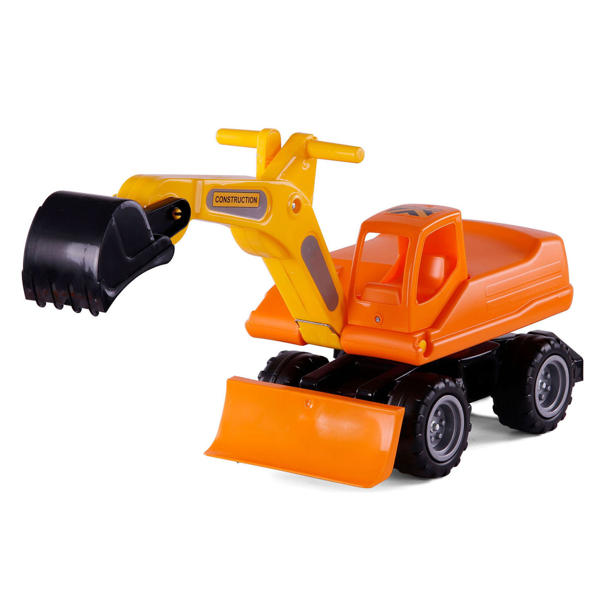 Cavallino megakaivinkone kävelyauto oranssi, 79cm