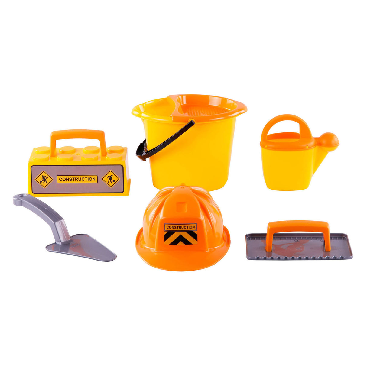 Cavallino Brick Eimer Set mit Werkzeugen und Helm, 6dlg.