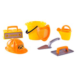 Cavallino Brick Eimer Set mit Werkzeugen und Helm, 6dlg.