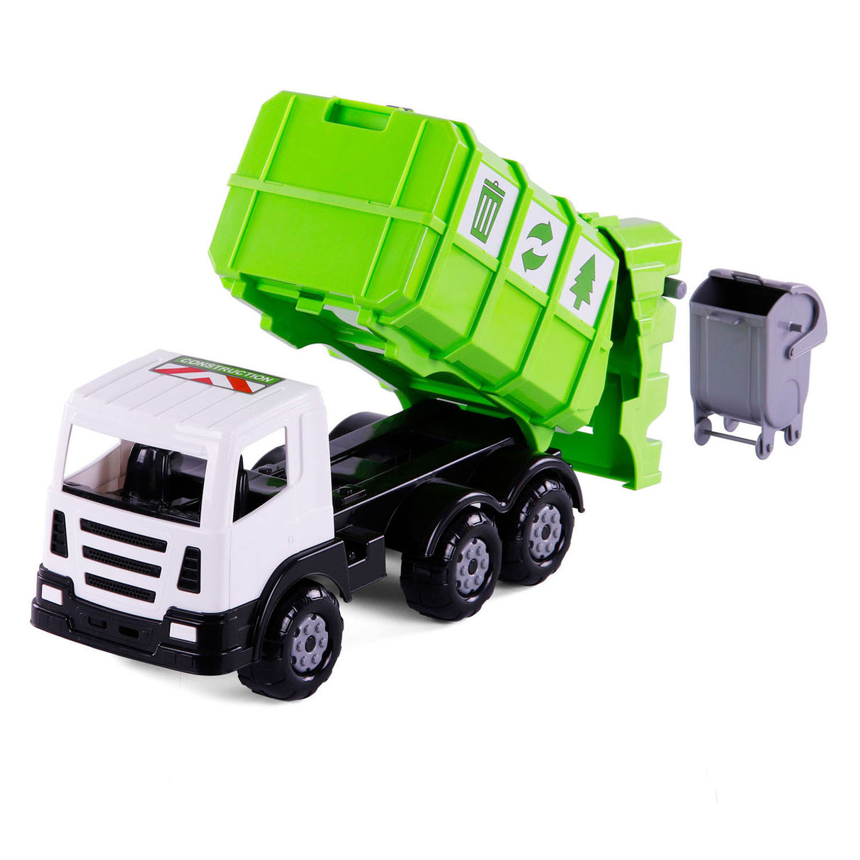Cavallino XL garbage truck green, 42cm