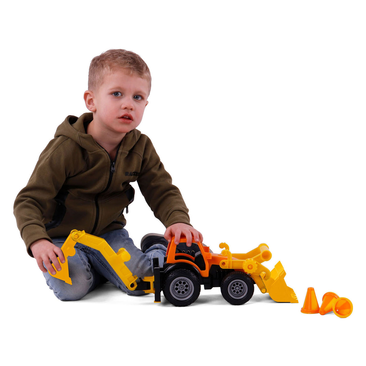 Cavallino Grip Equcavator Traktor mat Gummi Pneuen, 38,5 cm