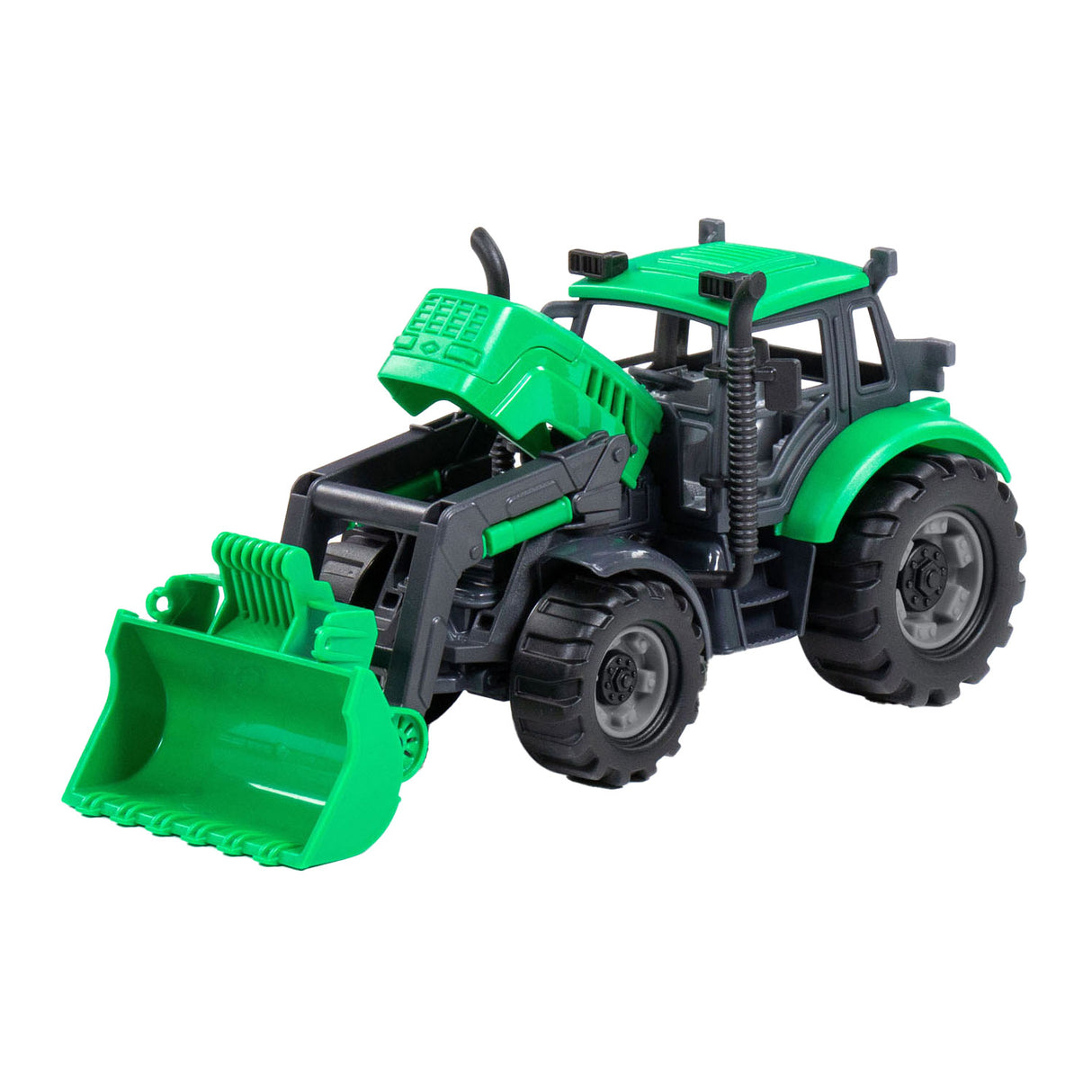 Cavallino tractor with shovel green, scale 1:32