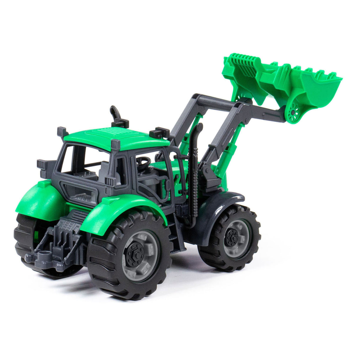 Cavallino tractor with shovel green, scale 1:32