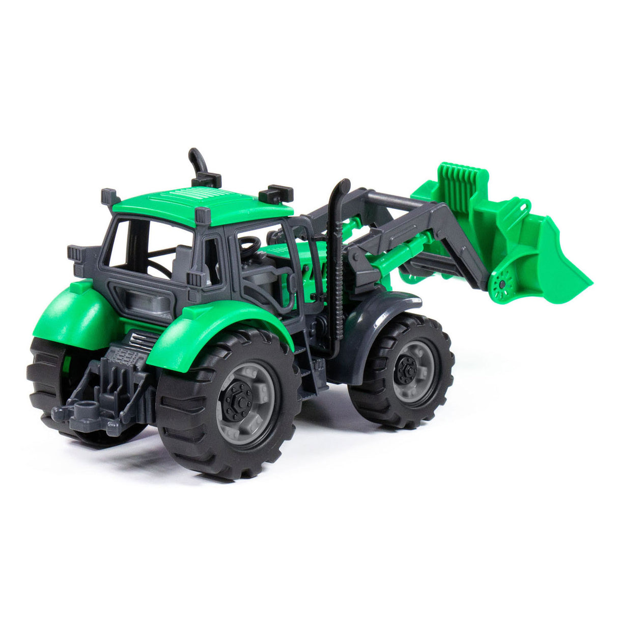Cavallino tractor with shovel green, scale 1:32