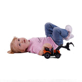 Cavallino tractor with loader yellow, scale 1:32