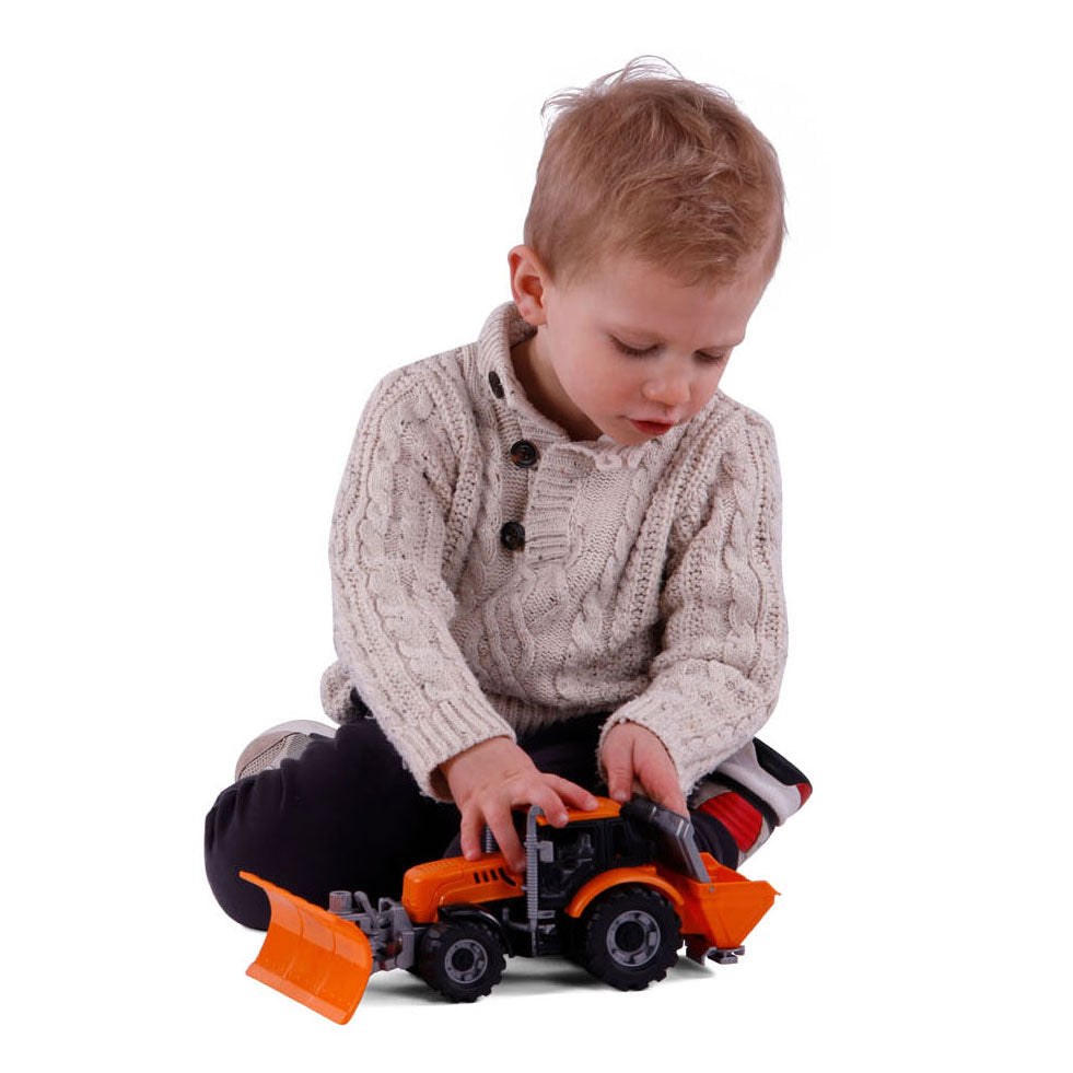 Cavallino Tractor con Snow Team Yellow, Scala 1:32