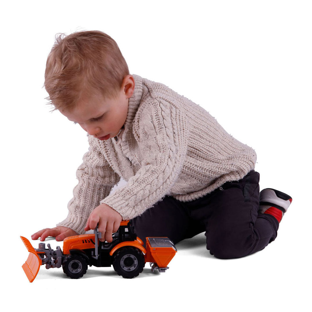 Cavallino Tractor con Snow Team Yellow, Scala 1:32