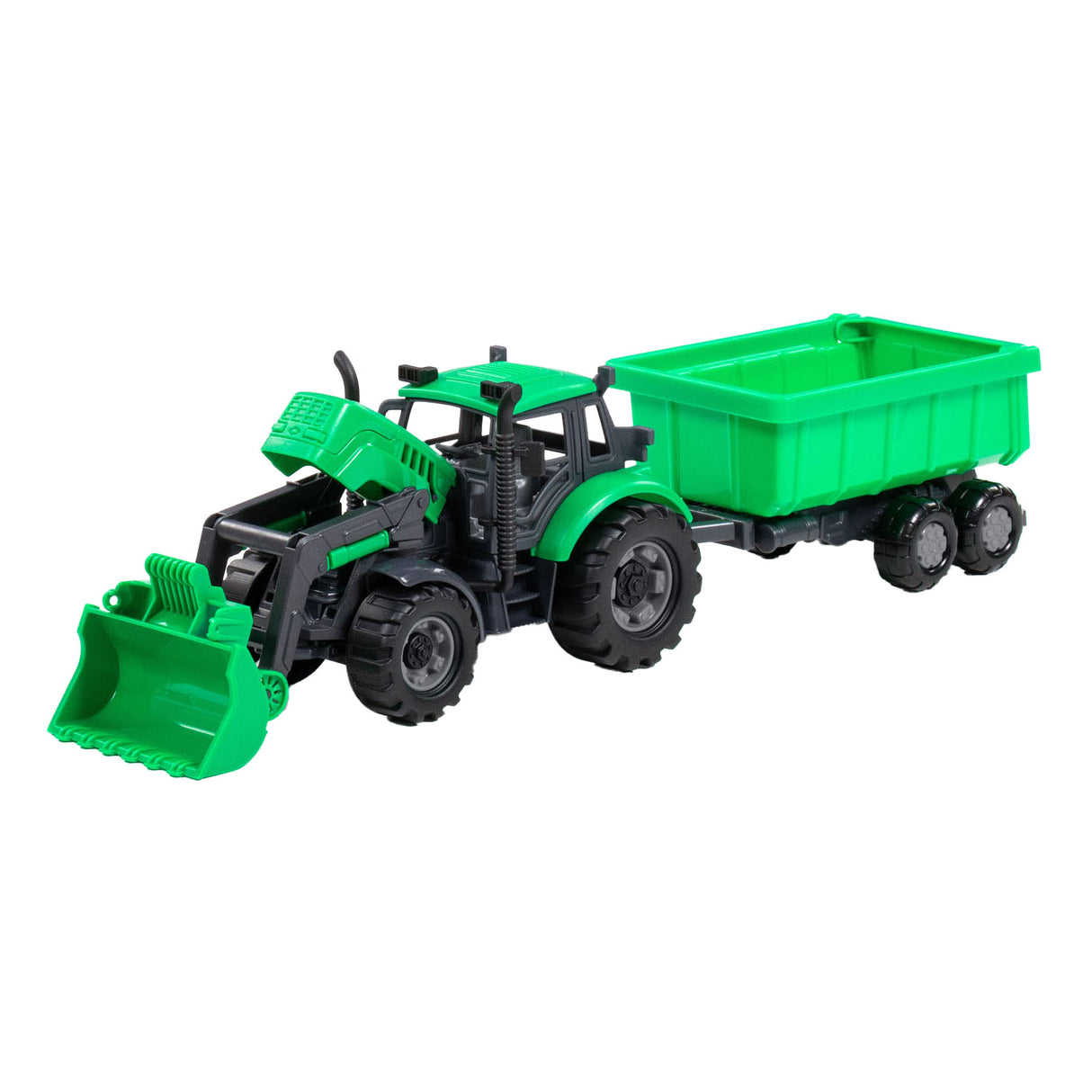 Cavallino Tractor con caricabatterie e sostenitore del tubero verde, scala 1:32