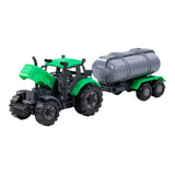 Cavallino tractor with tank truck green, scale 1:32