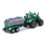Cavallino tractor with tank truck green, scale 1:32