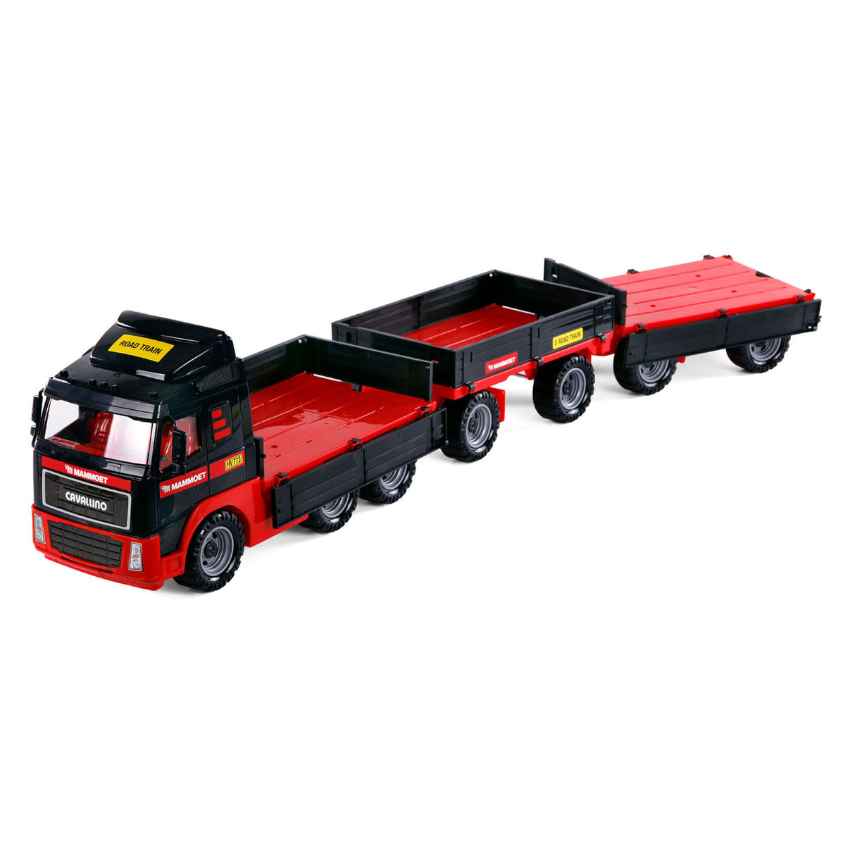 Cavallino mammoth truck with double trailer, scale 1:16