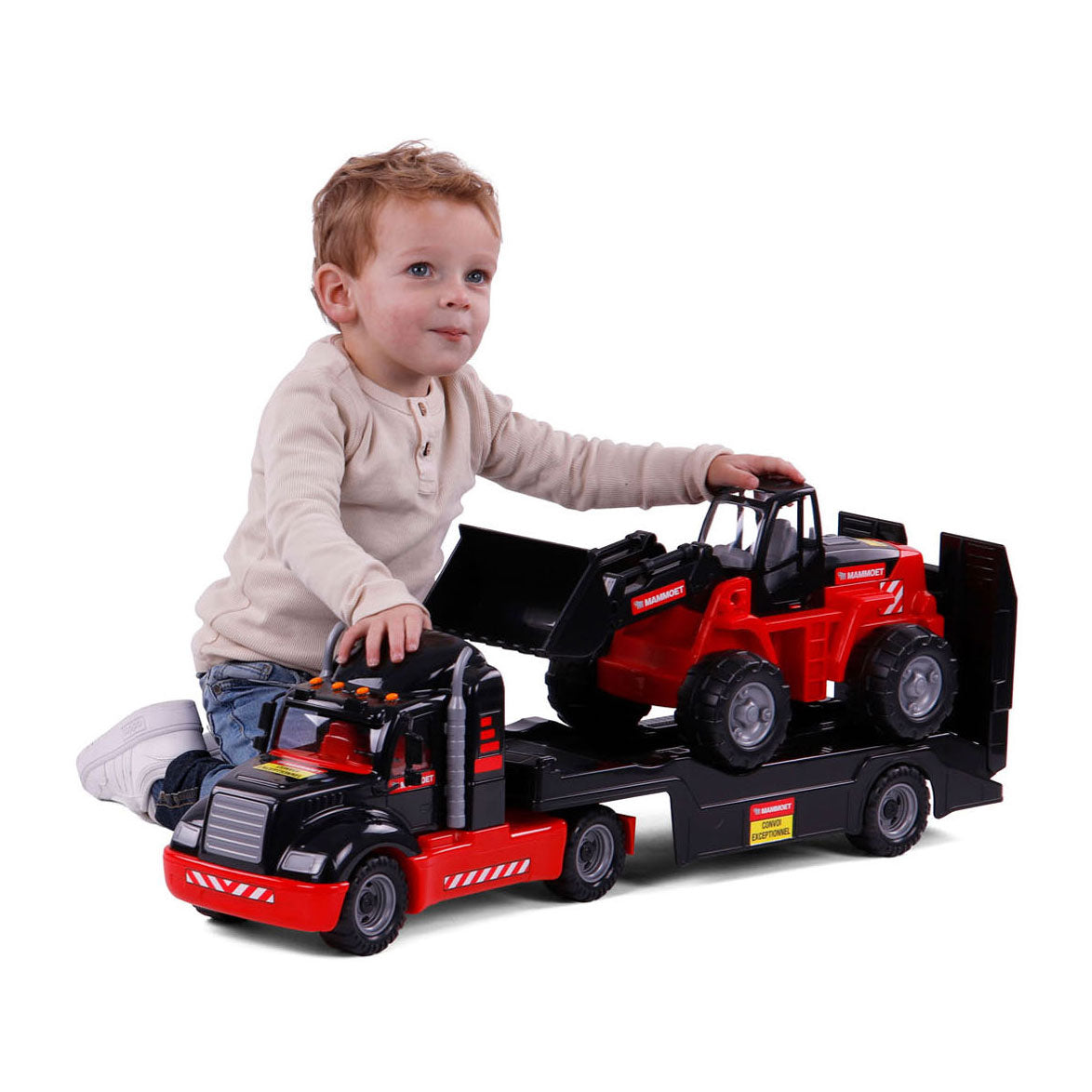 Cavallino Mammoet Torpedo truck with bulldozer, scale 1:16