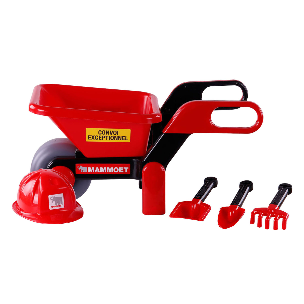 Cavallino Mammoet wheelbarrow with helmet and tools, 5LDG.