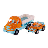 Cavallino XL Torpedo lastbil med Survival Jeep Oranje, 44,5 cm