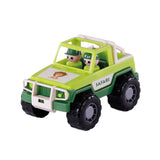 Cavallino Jeep Green com 2 figuras de jogo